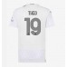 Tanie Strój piłkarski AC Milan Theo Hernandez #19 Koszulka Wyjazdowej dla damskie 2023-24 Krótkie Rękawy
